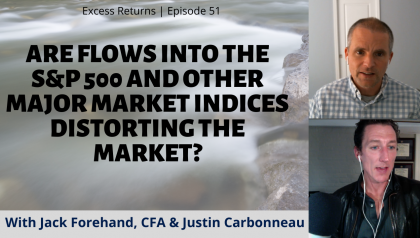 Are Flows Into The S&P 500 And Other Major Market Indices Distorting The Market? (Ep. 51)