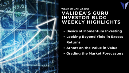 Guru Investor Blog Weekly Highlights: 01/22/2021