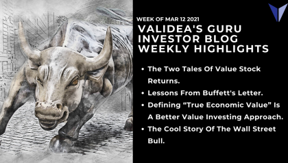 Weekly Highlights: Is Value Back?, Lessons In Buffett's Letter, and the Story of Wall Street's Bull