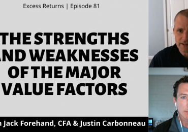 The Strengths and Weaknesses of the Major Value Factors (Ep. 81)