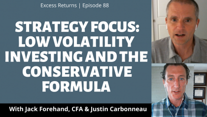 Strategy Focus: Low Volatility Investing and the Conservative Formula