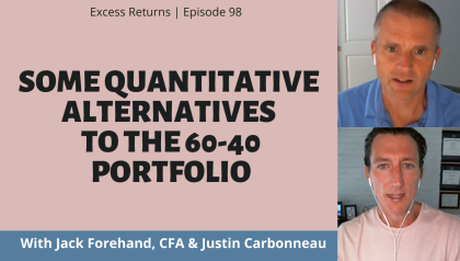 Some Quantitative Alternatives to the 60-40 Portfolio