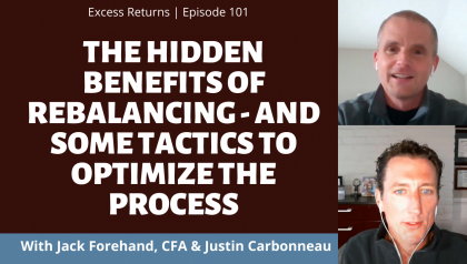 The Hidden Benefits of Rebalancing - And Some Tactics to Optimize the Process