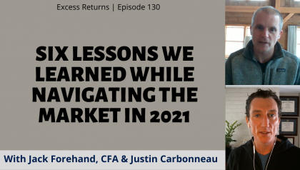 Six Lessons We Learned While Navigating the Market in 2021