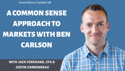 A Common Sense Approach to Markets with Ben Carlson