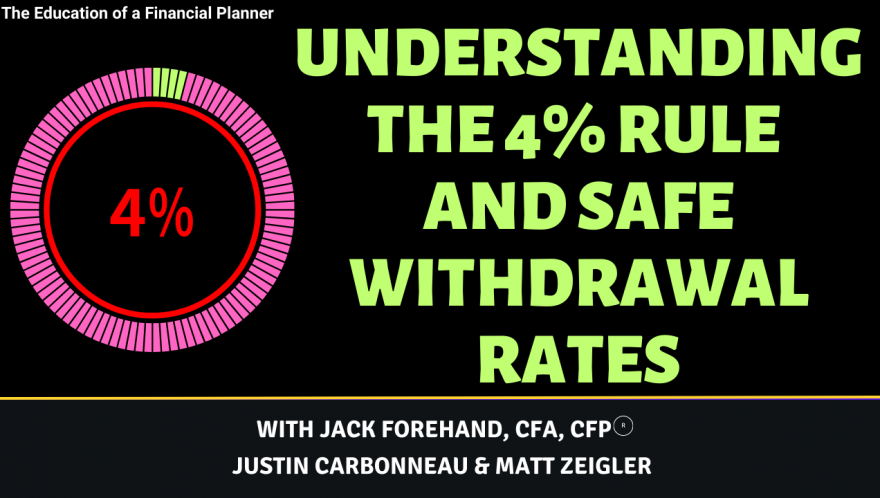 Understanding the 4% Rule and Safe Withdrawal Rates