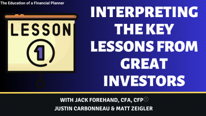 Interpreting the Key Lessons from Great Investors