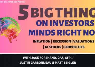Five Major Issues on Investors' Minds: Inflation, Recession, Valuations, AI Stocks, Geopolitics