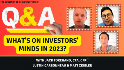 Investor Q&A | Going to Cash, Laddering Bonds, International Diversification, Narrow Leadership