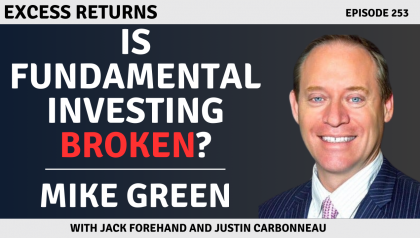 Has Passive Investing Broken the Market? | Mike Green