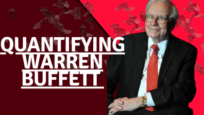 Quantifying Warren Buffett