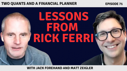Nine Lessons From Rick Ferri