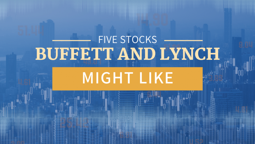 Five Stocks Both Warren Buffett and Peter Lynch Might Like