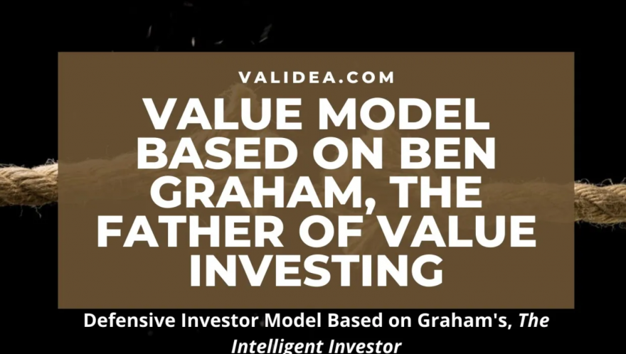 Strategy of the Week: Ben Graham Value Investor Model